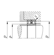 �A���L���S�� NN3068-AS-K-M-SP, ����(j��) DIN 5412-4 �˜ʵ���Ҫ�ߴ�, �Ƕ�λ�S��, �p�������F�����F�� 1:12 ���ɷ��x, �����ּ����pС�ď����(n��i)����϶�����ƹ���
